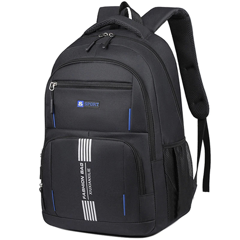 Neutral Style Backpack for Men and Women, Suitable for Business Trips and Student Schoolbags, with Multiple Layers of Pockets