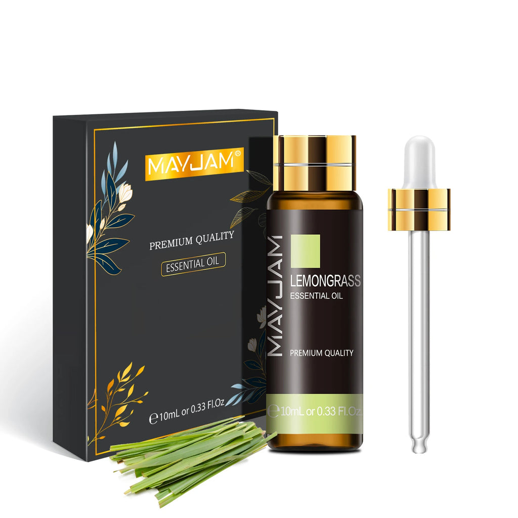MAYJAM Vanilla Lavender Jasmine Eucalyptus Sweet Orange Patchouli Lemongrass Cinnamon Rosemary Rose Citronella Essential Oil