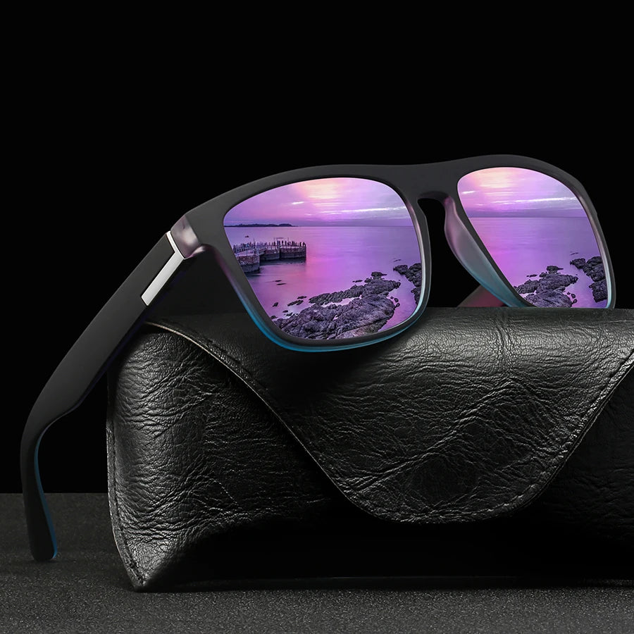 14 PCS Fashion Vintage Square Sunglasses Men Women Fishing Driving Man Luxury Brand Designer Sun Glasses Retro Eyewear UV400