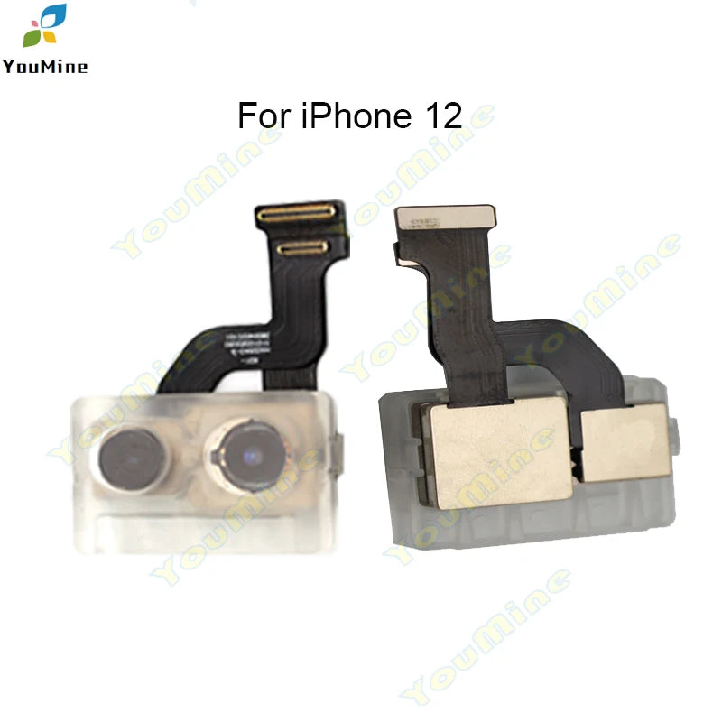 Quality Rear Camera For iPhone 12 mini 13Pro 14 Pro Max Back Camera For iphone 13 mini 14 Plus Rear Main Lens Flex Cable Camera