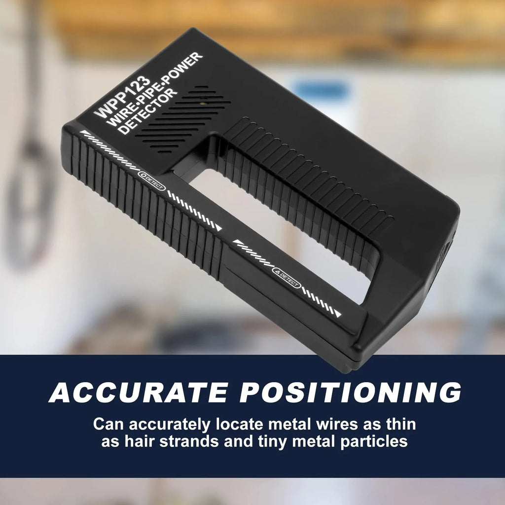 High Sensitivity Handheld Wall Scanner Metal Detector Pointer AC Wire Metal Pipe Power Detection Visual Alert Alarm