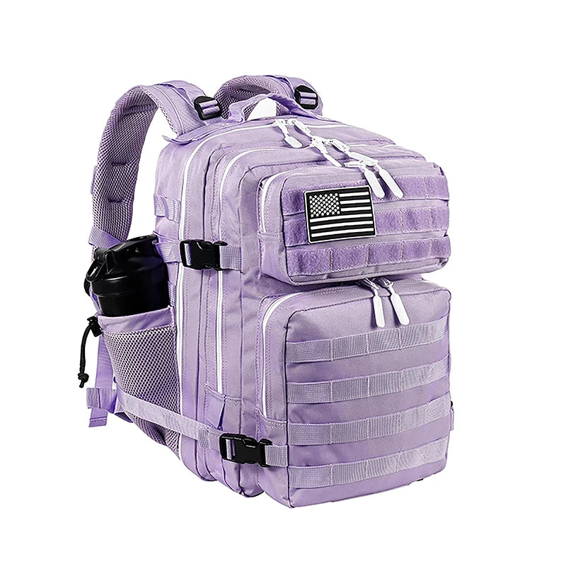 LHl 35L Tactical Backpack Small Athlete Gym Bag for Men/Women Qutdoor Travel Hiking Molle Rucksack with Bottle Holder