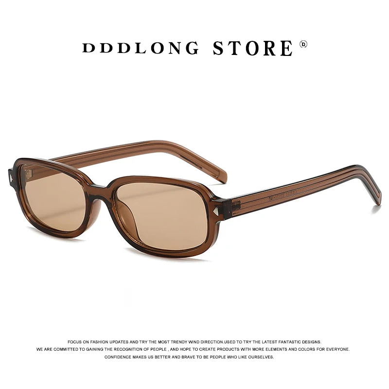 DDDLONG Retro Fashion Y2K Punk Sunglasses Women Men Sun Glasses Classic Vintage UV400 Outdoor Shades D766