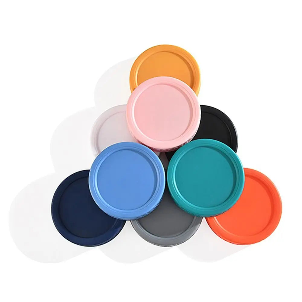 70/86mm Mason Jar Lids Leak Proof Seal Silicone O Plastic Screw Lid Universal Storage Cover For Wide Mouth Mug Cannings