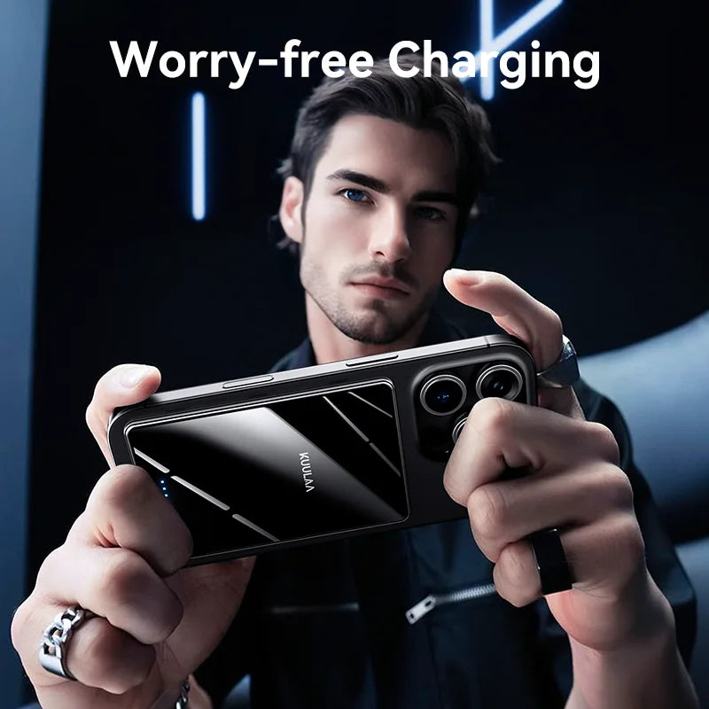 KUULAA Magnetic Power Bank 5000mAh Slim Wireless External Battery 20W Fast Charging for MagSafe Powerbank for iPhone 18 17 16 15