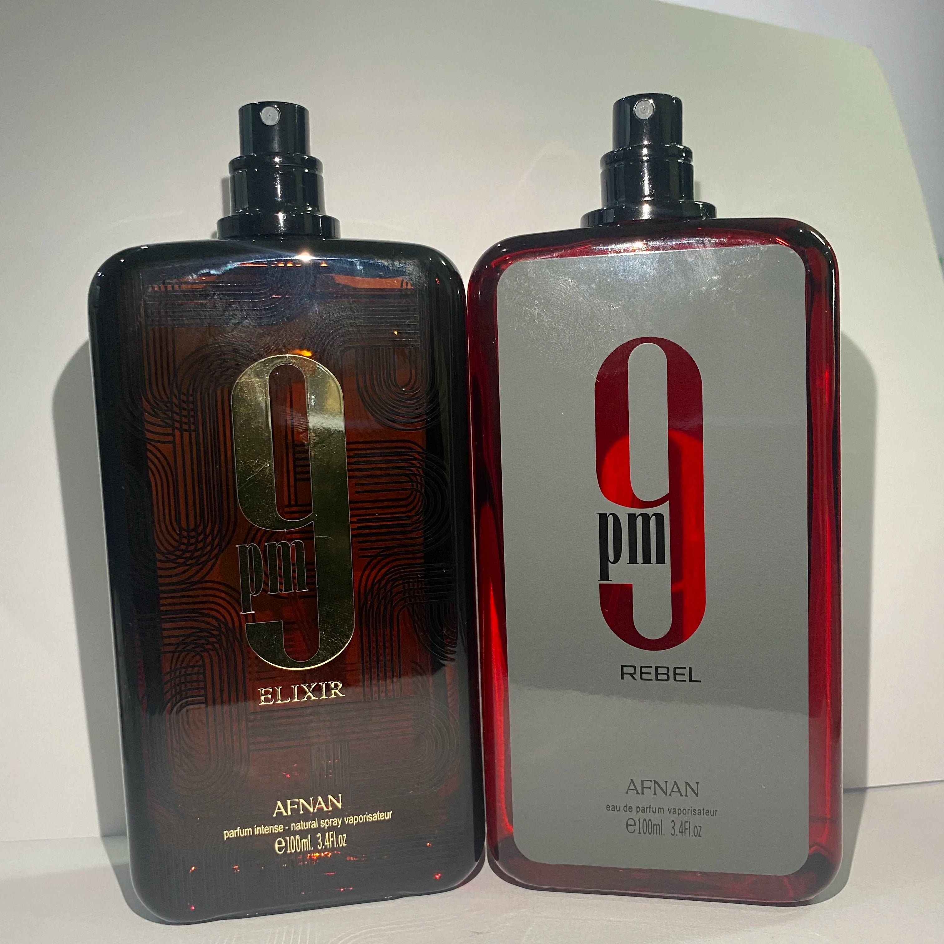 Afnan 9PM Rebel & Elixir Set 100ml Spicy Woody Men's Perfume Gift for Evening Social Occasions