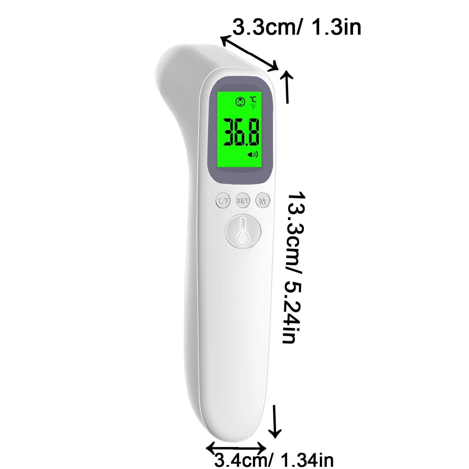 Infrared Ear Thermometer Forehead Non-Contact Medical Termometro LCD Body Fever Baby/Adult Temperature Measure