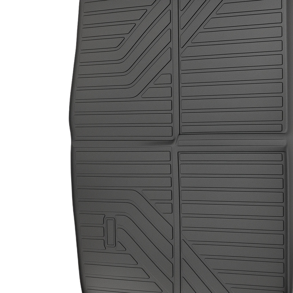 Floor Mats Liner for Chevrolet Suburban Yukon XL 2021-2025 Black TPE Car Carpet