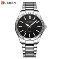 CURREN Men Fashion Ultra Thin Watches Simple Men Business Stainless Steel Quartz Watch Casual Watch For Man Relogio Masculino