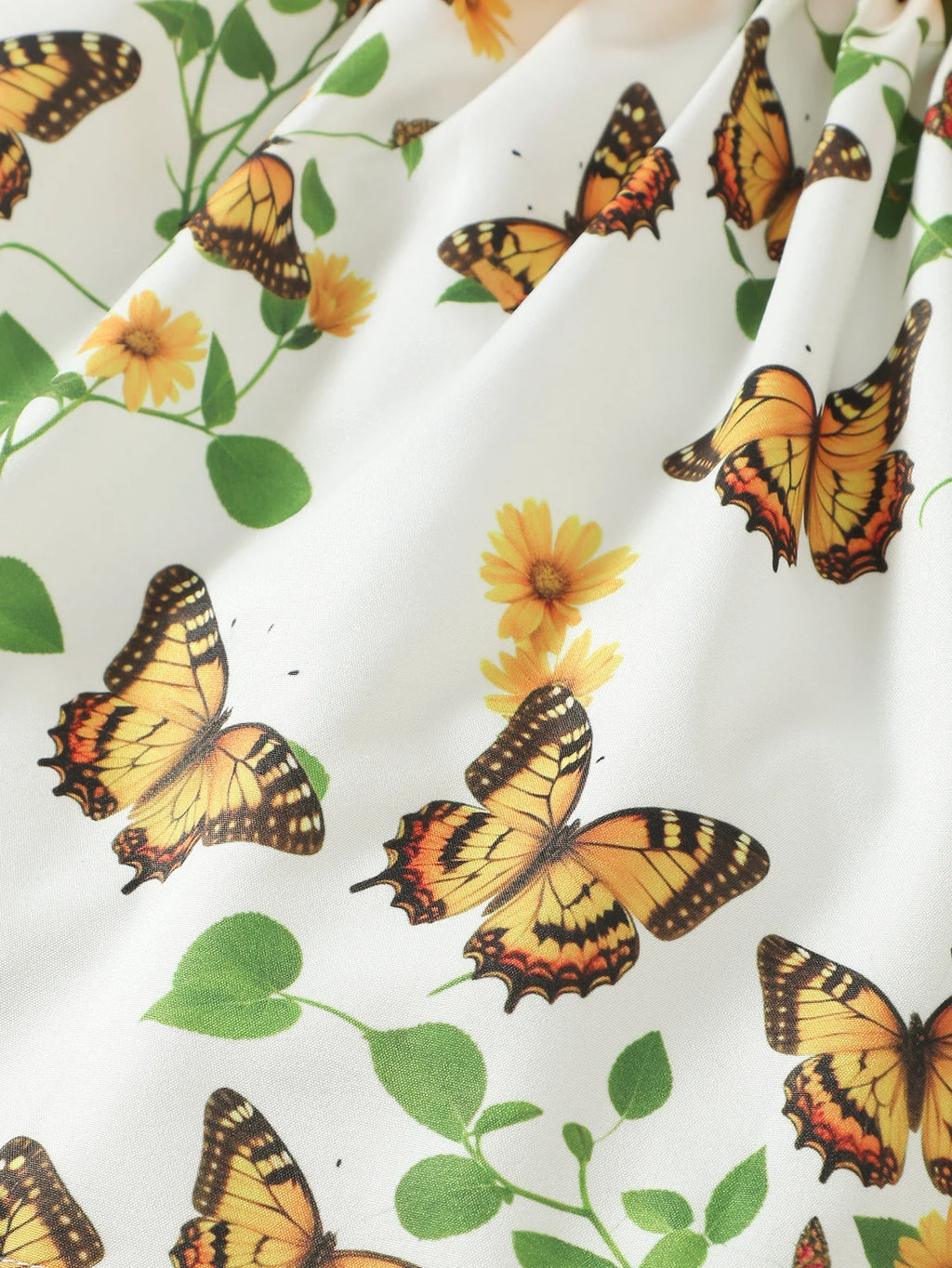 New 2024 Kid Girl Princess Dress Flower Flutter Sleeve Skirt with Bow Summer Lovely Party Clothing for Children Girl 4-7 Years