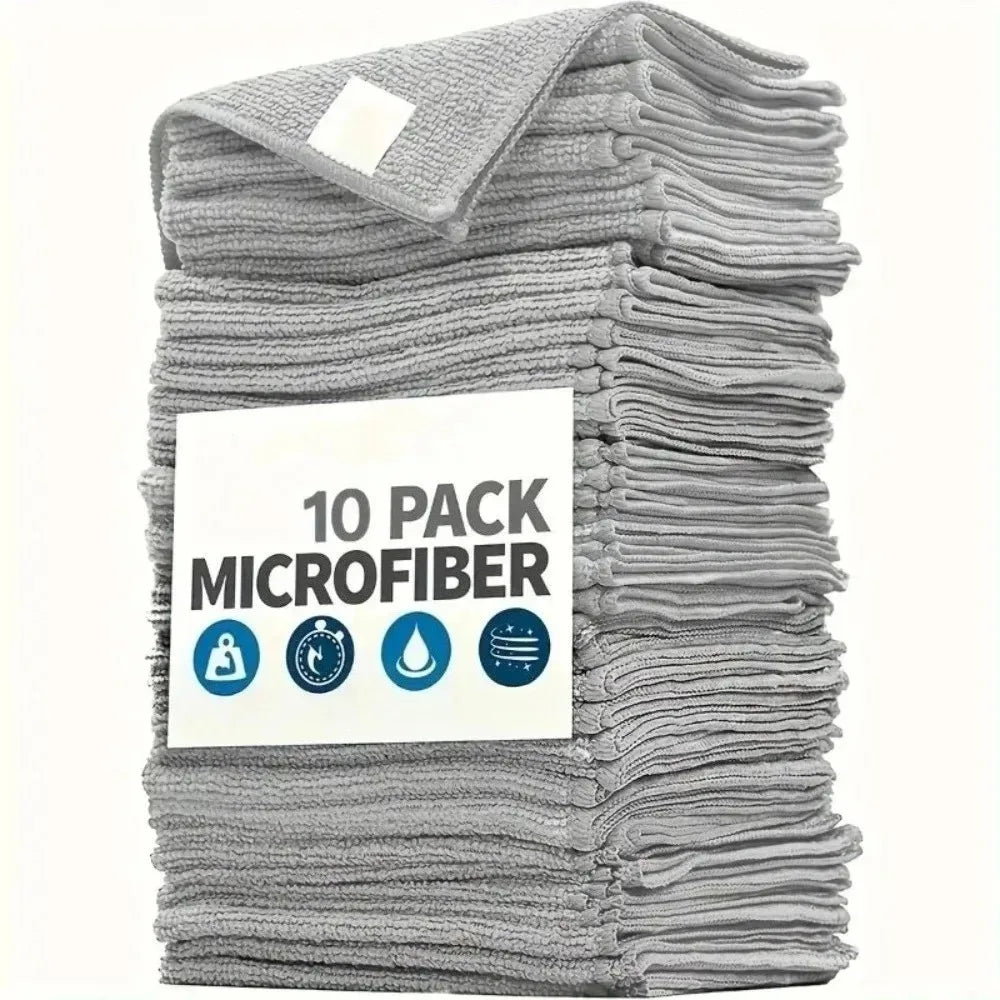 Thickened Ultra-Fine Fiber Cleaning Cloth, Without Lint, a Useful Absorbent Car Window Cleaning Towel