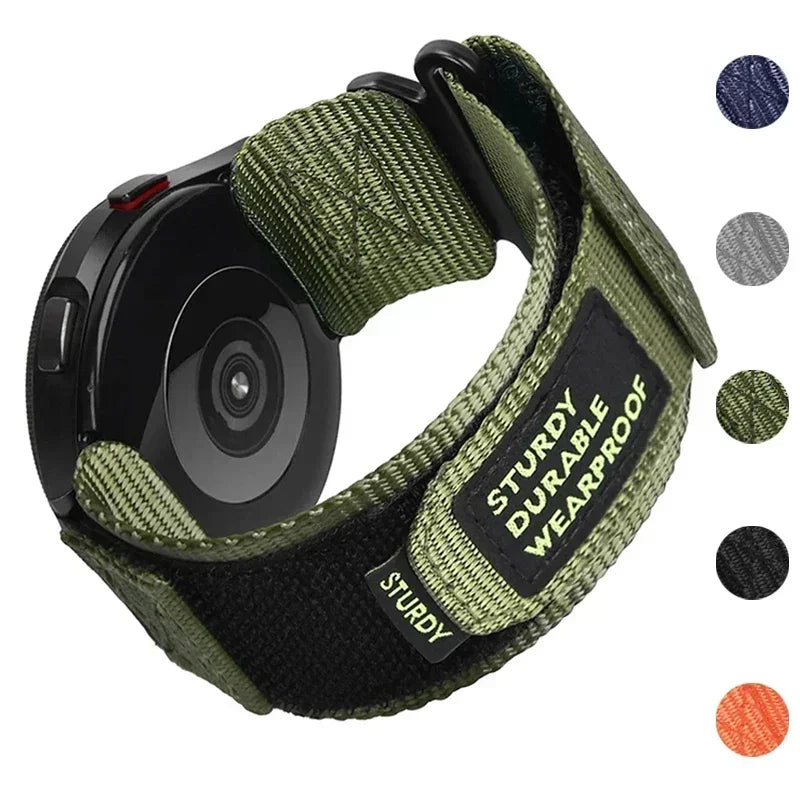 20mm 22mm Nylon Strap for Samsung Galaxy Watch 5 Pro Watchband for Galaxy Watch 7 6 40 44mm Watch 4 42 46mm ReplacementWristband