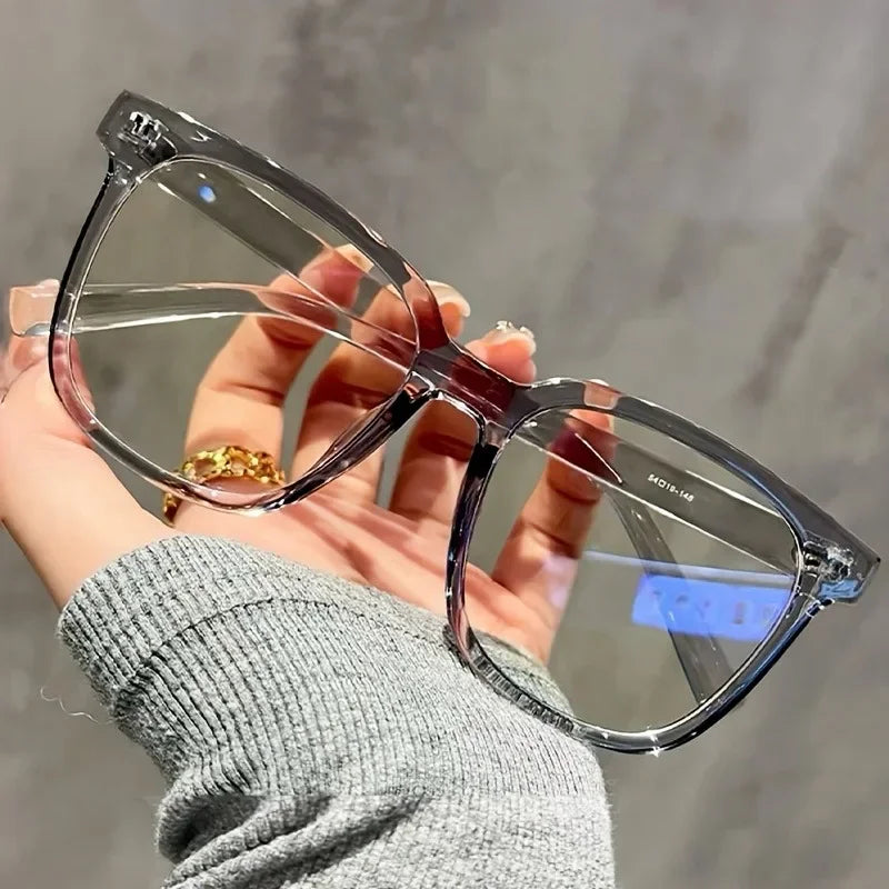 1/3pcs Unisex Square Frame Blue Light Blocking Glasses Stylish Campus Look Face-Flattering Optical Eyewea