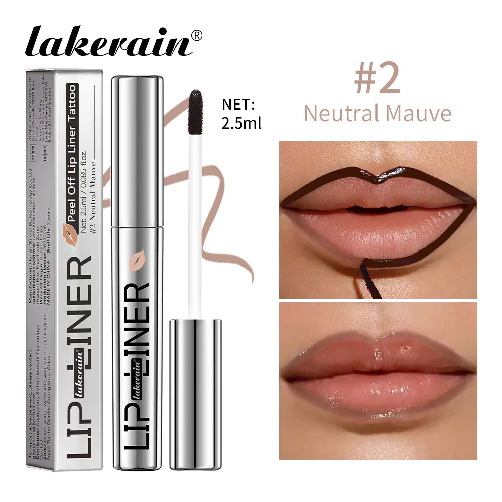 Peel Off Lip Stain Magic Lips Tattoo Long Lasting Waterproof Smudge Proof Transfer Proof Cosmetic Matte Lip Liner Pencil