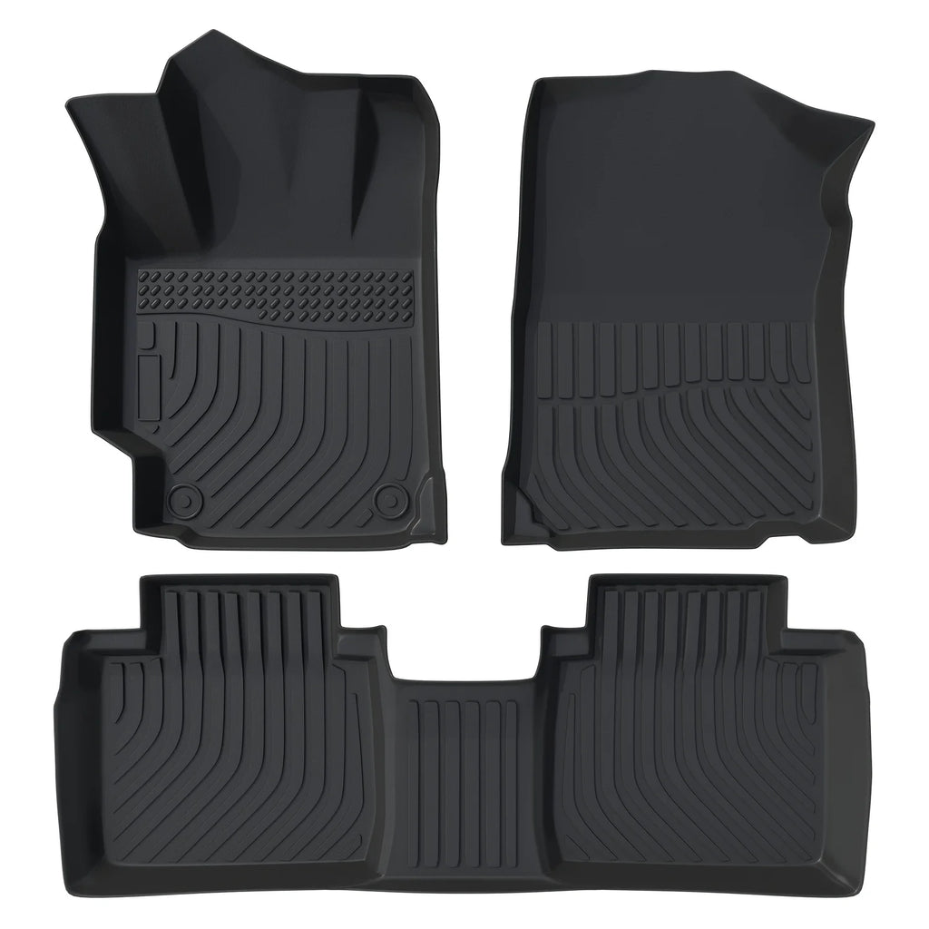 Orealauto Car Floor Mats Replacement For Toyota Camry 2012-2017 Durable Odorless Front Rear Heavy Duty Carpeted Storage