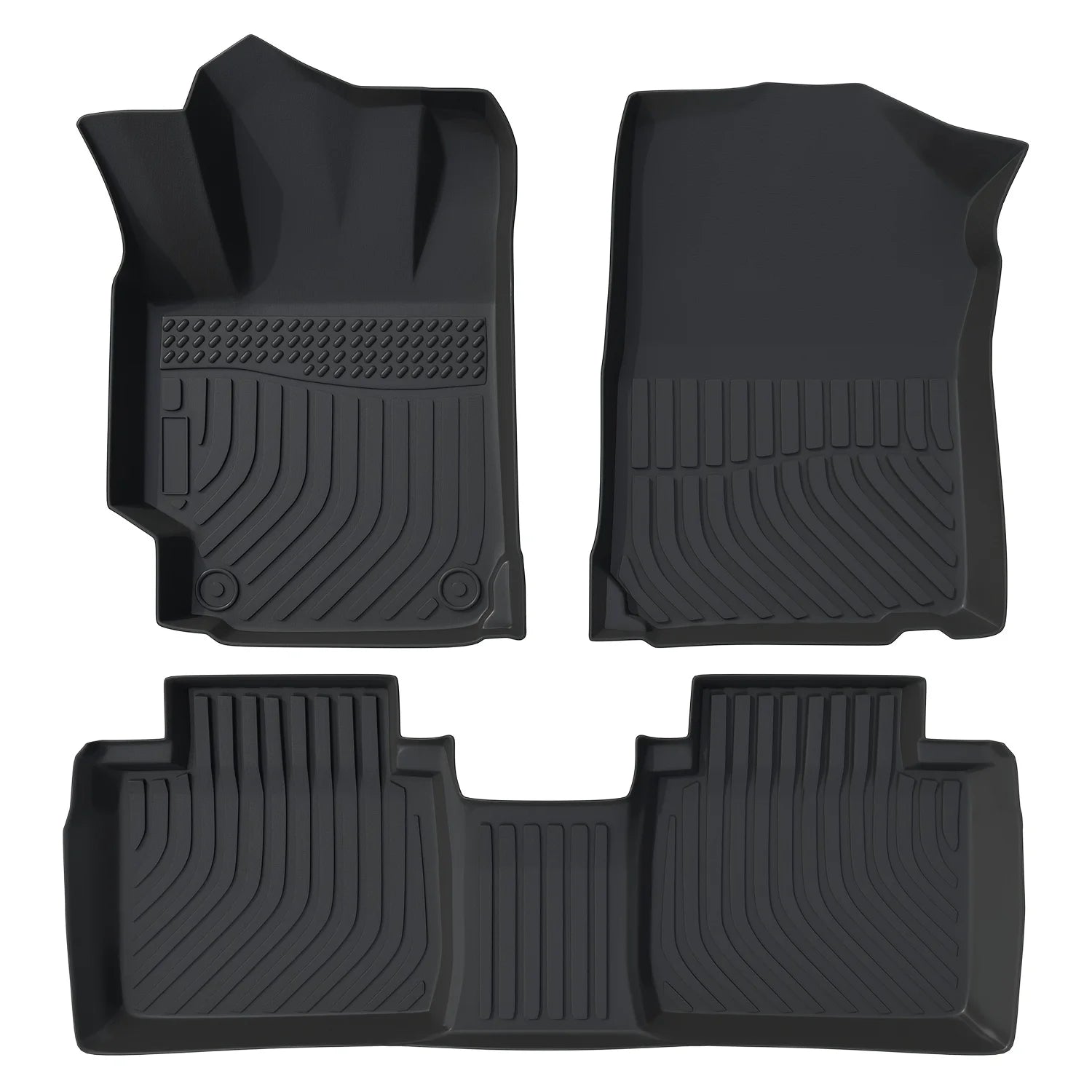 Orealauto Car Floor Mats Replacement For Toyota Camry 2012-2017 Durable Odorless Front Rear Heavy Duty Carpeted Storage