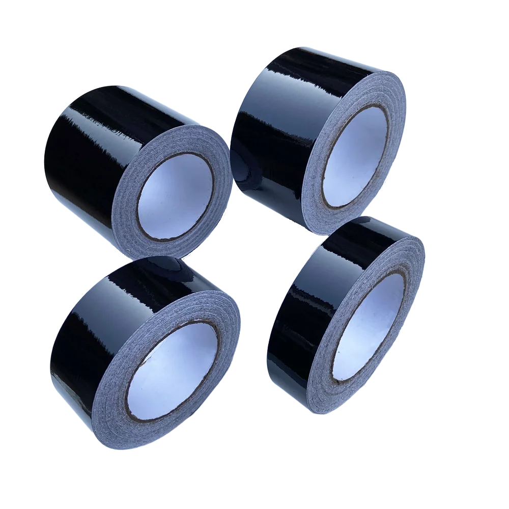 3/5/7/10CM Glossy Black Vinyl Wrap Film Tape Stripes For Car Hood Roof Decal Pillar Chrome Delete Blackout Window Trim Film