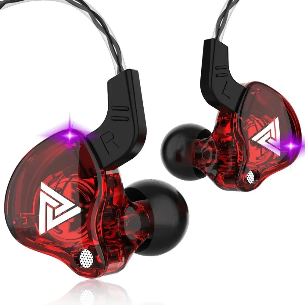 NEW KZ AK6 Copper Driver HiFi Wired Earphone 3.5MM Race Sport Headphone Bass Stereo Headset Music Earbuds In Ear With Mic