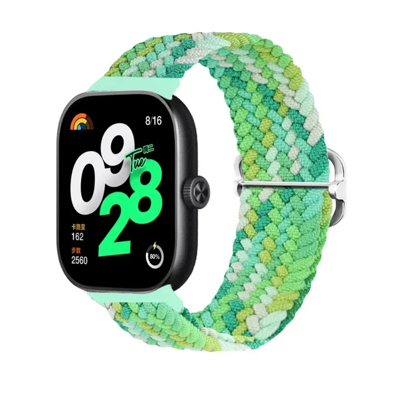 Nylon Strap For Xiaomi Mi Band 10 7 9 8 Pro Elastic adjustable Braided solo loop Replacement Bracelet Correa Redmi watch 4 5 6