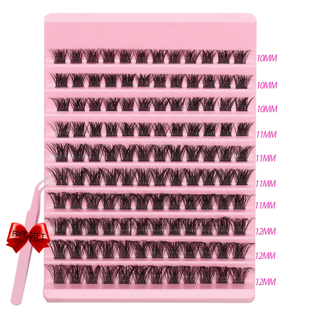 DIY Clusters Eyelash Extension Winged Individual Lashes Volume False Eyelashes Natural Segmented Eyelash Bundles Makeup Tools