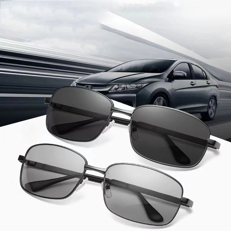 Day And Night Polarized Color-changing Sunglasses Men Driving Fishing Glasses Night Vision Driving Sunglasses Metal XTP3027