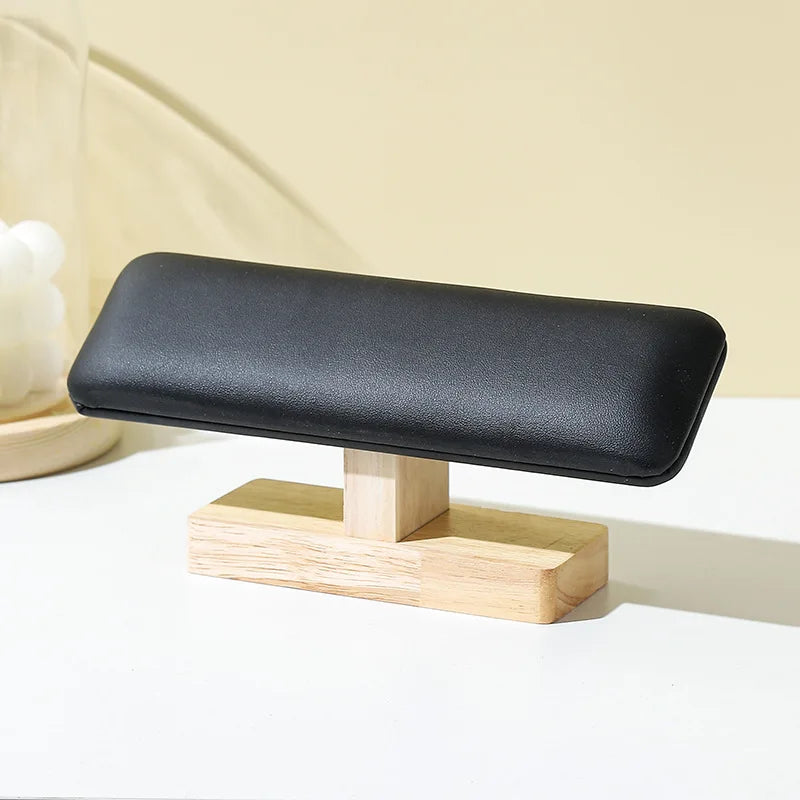 1Pc Wooden Watches Display Stands Base Watch Necklace Bracelet Organizer Rack Bangle Scrunchie Headband Showcase Stands