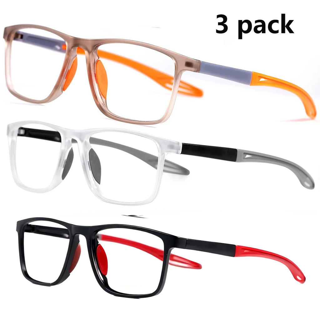 2 Pack Smart Automatic Zoom Eyeglasses Anti-Blue Light Reading Glasses Men Women Optical Spectacle Intelligent Zoom Eyeglass