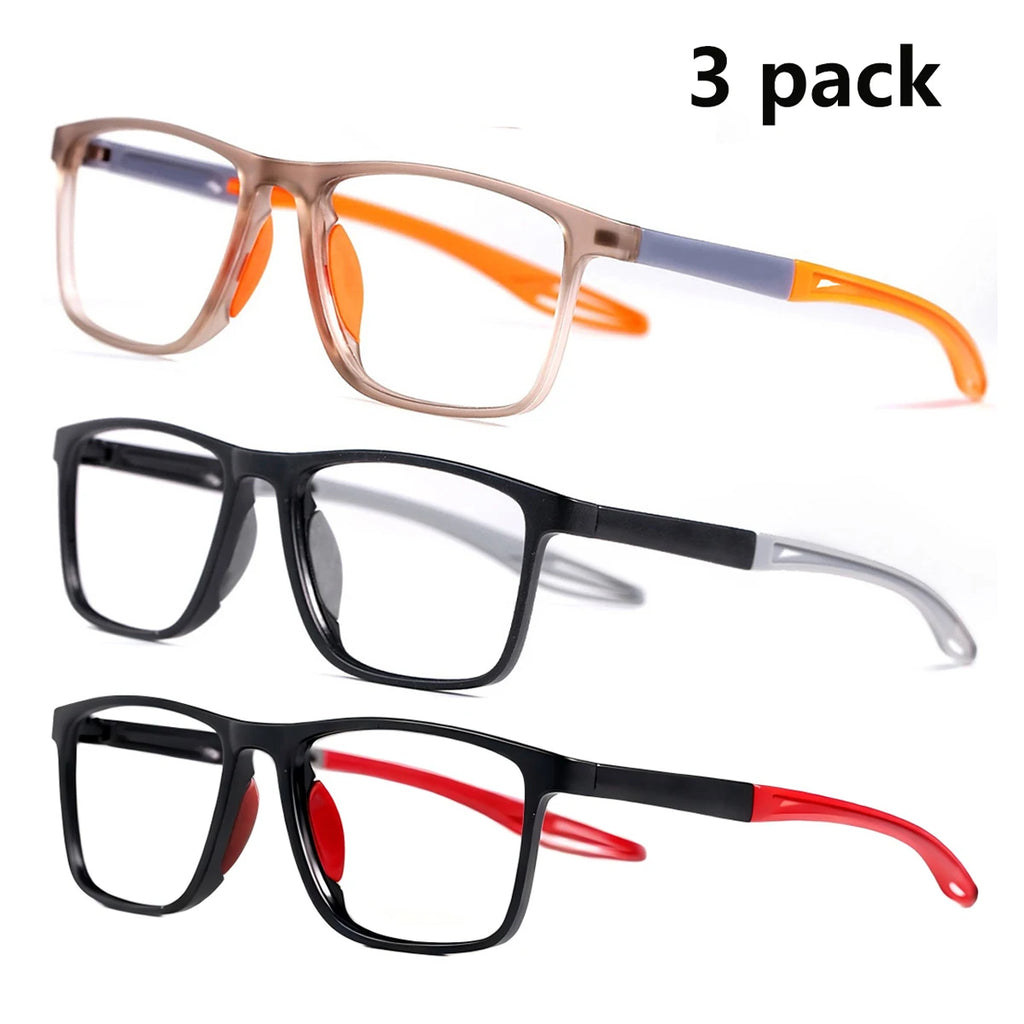 2 Pack Smart Automatic Zoom Eyeglasses Anti-Blue Light Reading Glasses Men Women Optical Spectacle Intelligent Zoom Eyeglass