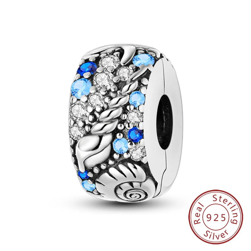 Hot Sale Charm Bead Pendant 925 Sterling Silver Firefly Love Heart Cats Dogs Sunflower Charm for Bracelet Women DIY Jewelry Gift
