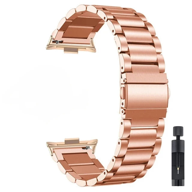 Stainless Steel Strap For Redmi Watch 4 Metal Luxury Band Replacement Watchband For Xiaomi Mi Band 8 Pro Sport Bracelet Correa