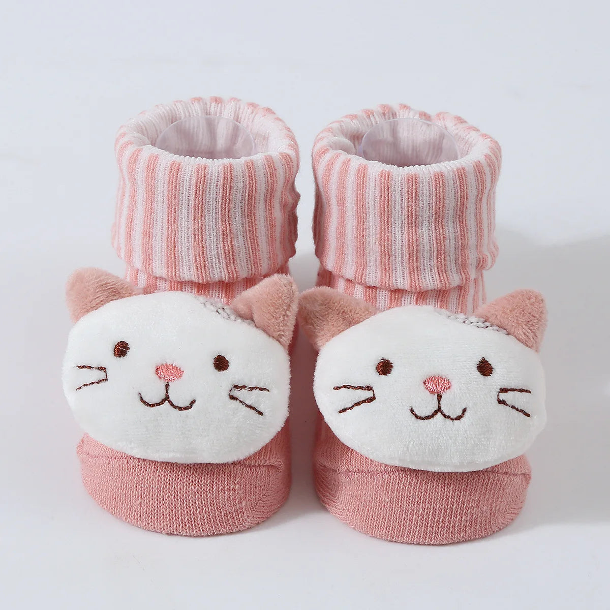 Baby Socks Spring and Autumn Soft Cotton Newborn Baby Socks in The Tube Cartoon 3D Doll Infant Boys Girls Socks 0-6 Months
