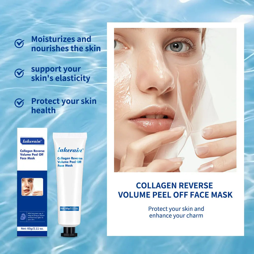 Collagen Peel Off Face Mask Reverse Volume Face Masks Skin Care Deep Collagen Mask Sheet Pack Anti Wrinkle Lifting SS Face Mask