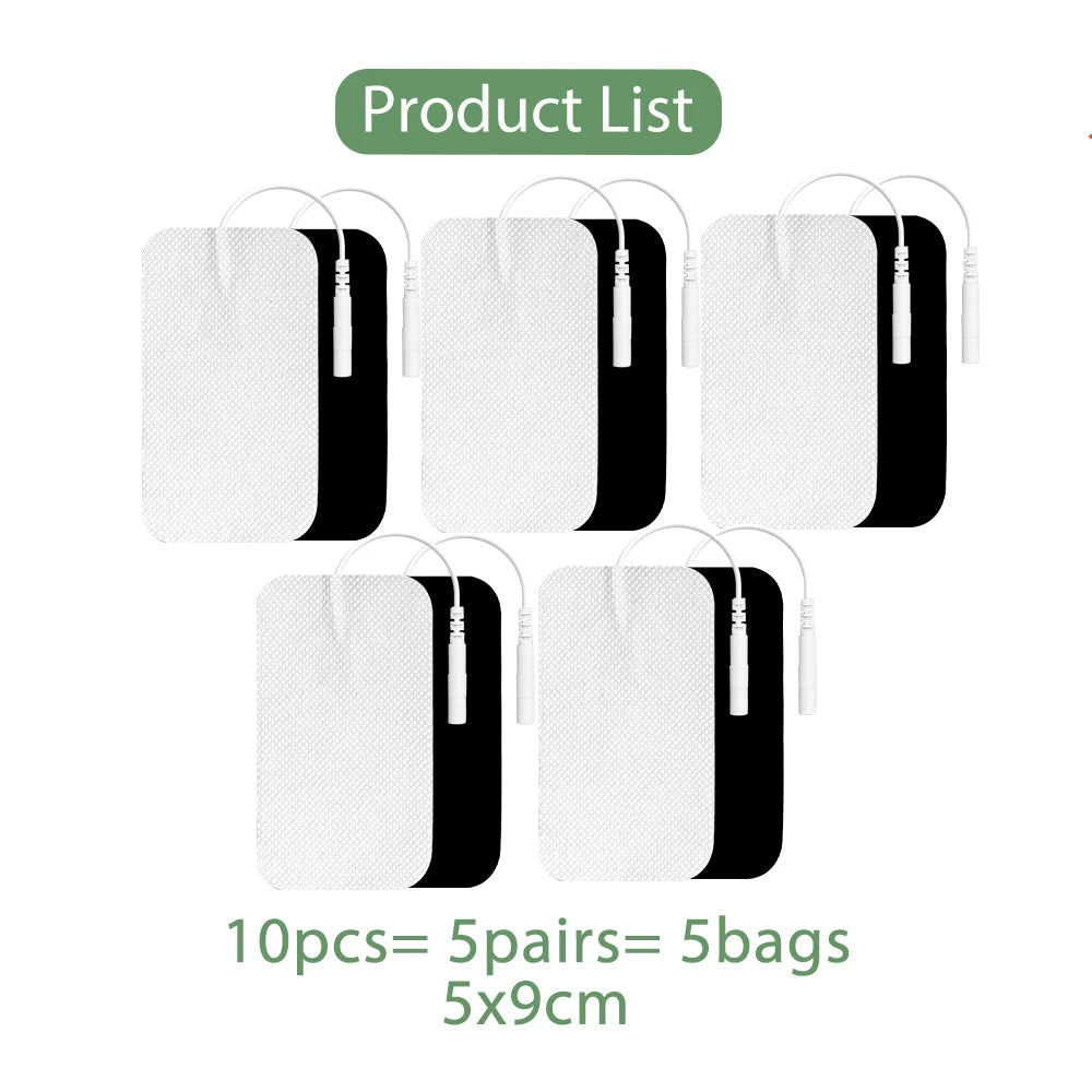 10/20/50/100PCS TENS Non-woven Electrode Pads For Acupuncture Massager Electrodes Patch Pulse EMS Muscle Stimulator Sticker