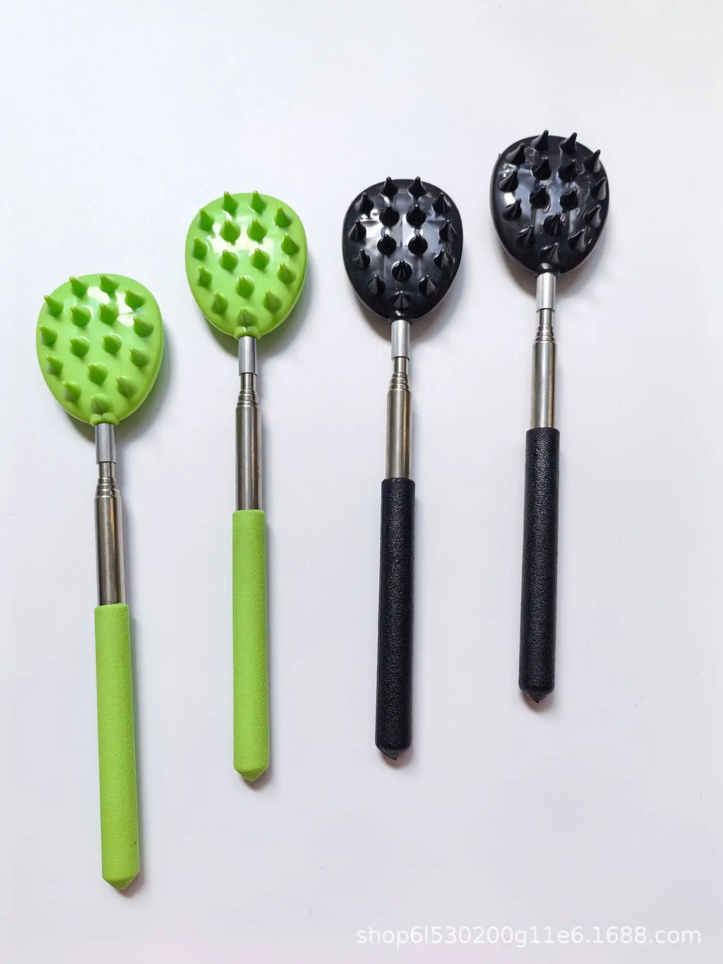 Adjustable Cactus Back Scratcher Massager for Men & Women - Long Lasting PVC Itching Stick