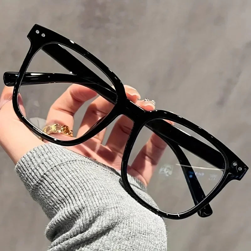 1/3pcs Unisex Square Frame Blue Light Blocking Glasses Stylish Campus Look Face-Flattering Optical Eyewea