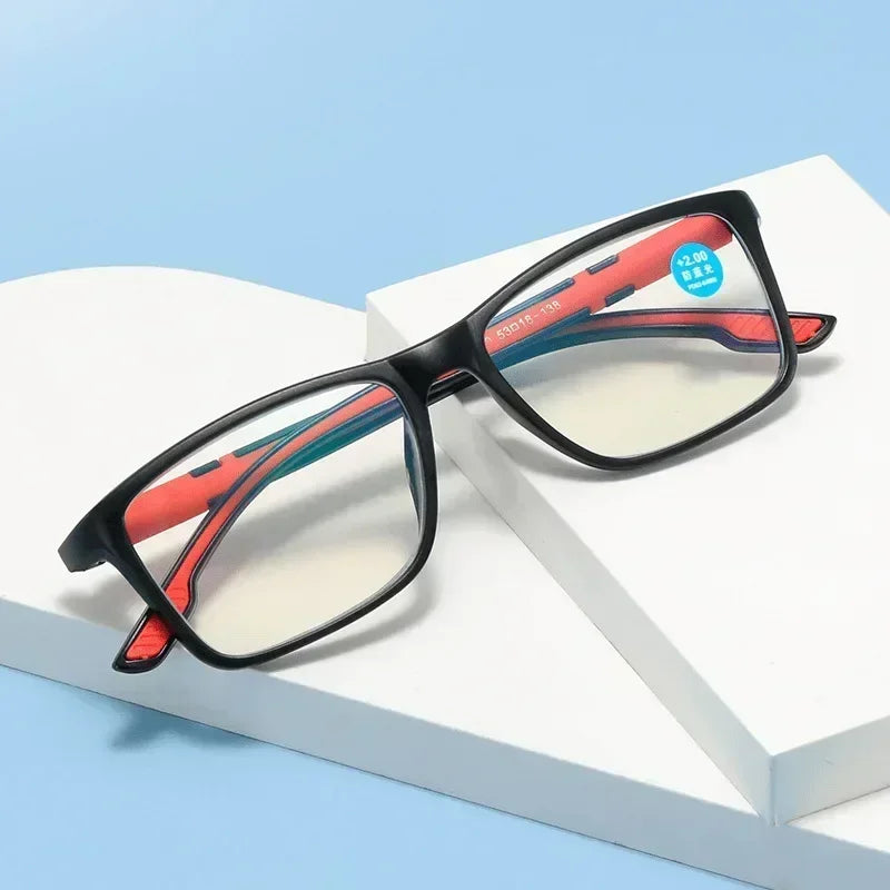 Photochromic Anti Blue Light Outdoor Sports Cycling Ultra Light High-definition Color Changing Myopia Glasses 0 -0.5 -0.75 -1.25