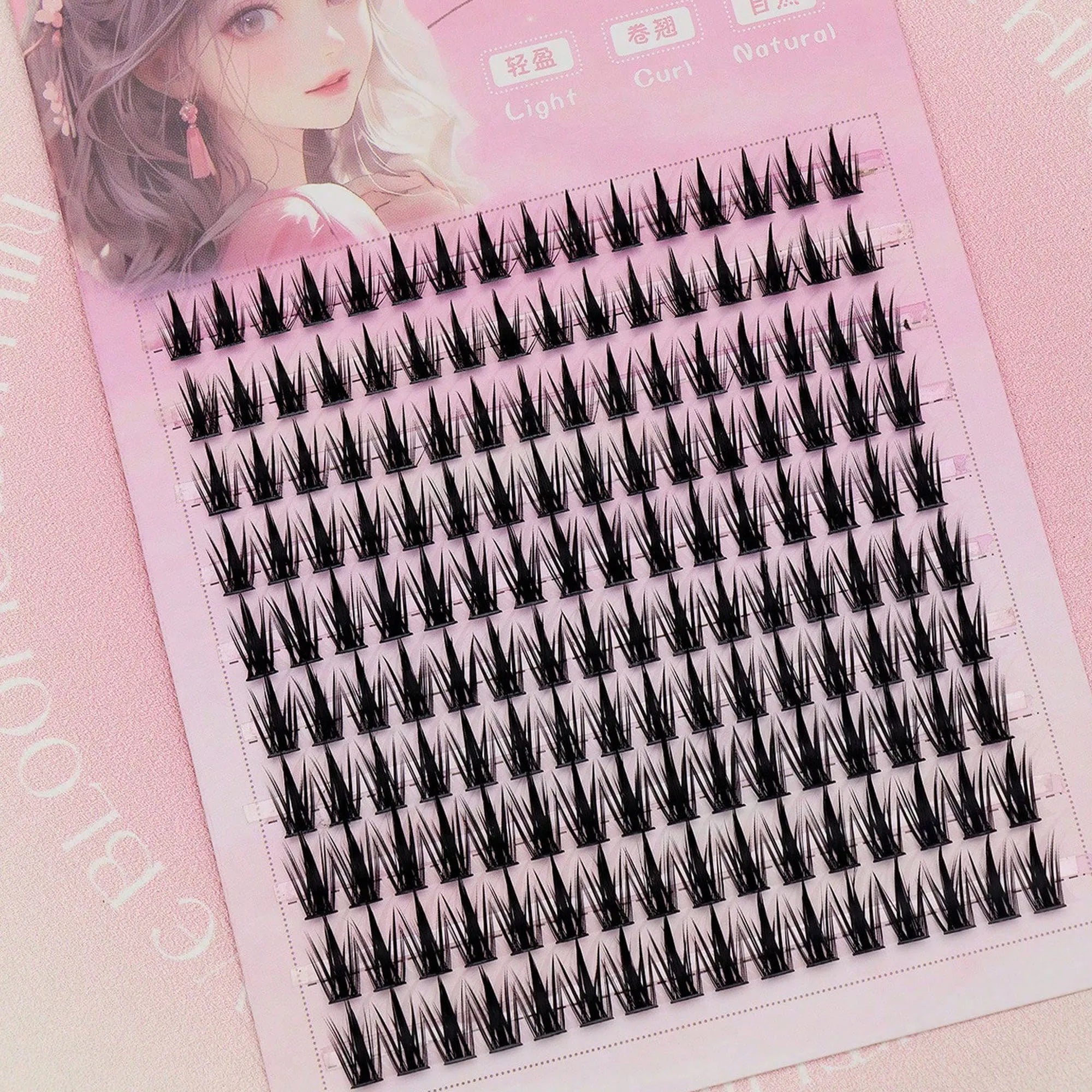 DIY Clusters Eyelash Extension Winged Individual Lashes Volume False Eyelashes Natural Segmented Eyelash Bundles Makeup Tools