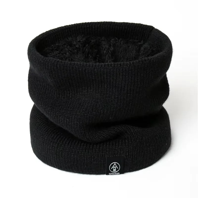 Fashion Soft Knitted Neck Warmer Sport Scarf Women Men Face Cover Winter Skating Running Warm Scarves Thick Cold-proof Collar