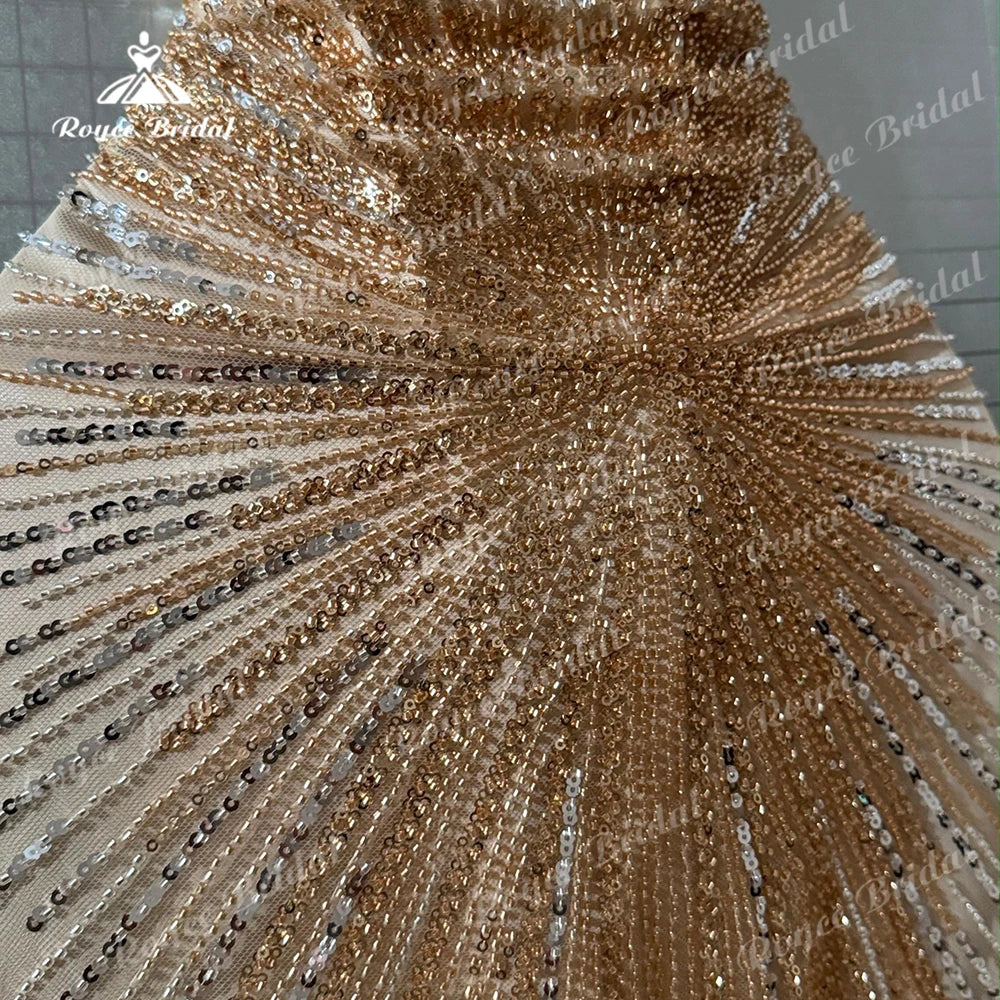 Brilliant Halter Sheath Evening dresses 2026 Ruffles Beaded فستان سهرة نسائي luxury women's formal evening gowns Customized