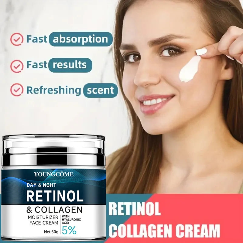 Vitamin C+E Retinol Collagen Cream Moisturizing Firming Hyaluronic Lightening Repairing Smooth Skincare Whitening Creams