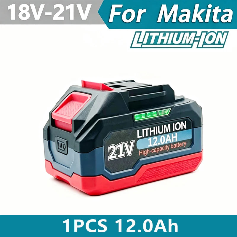 Original 21V Battery High Capacity Rechargeable Lithium Ion Battery for Makita 18V Battery Power Tool DDF487 with BMS