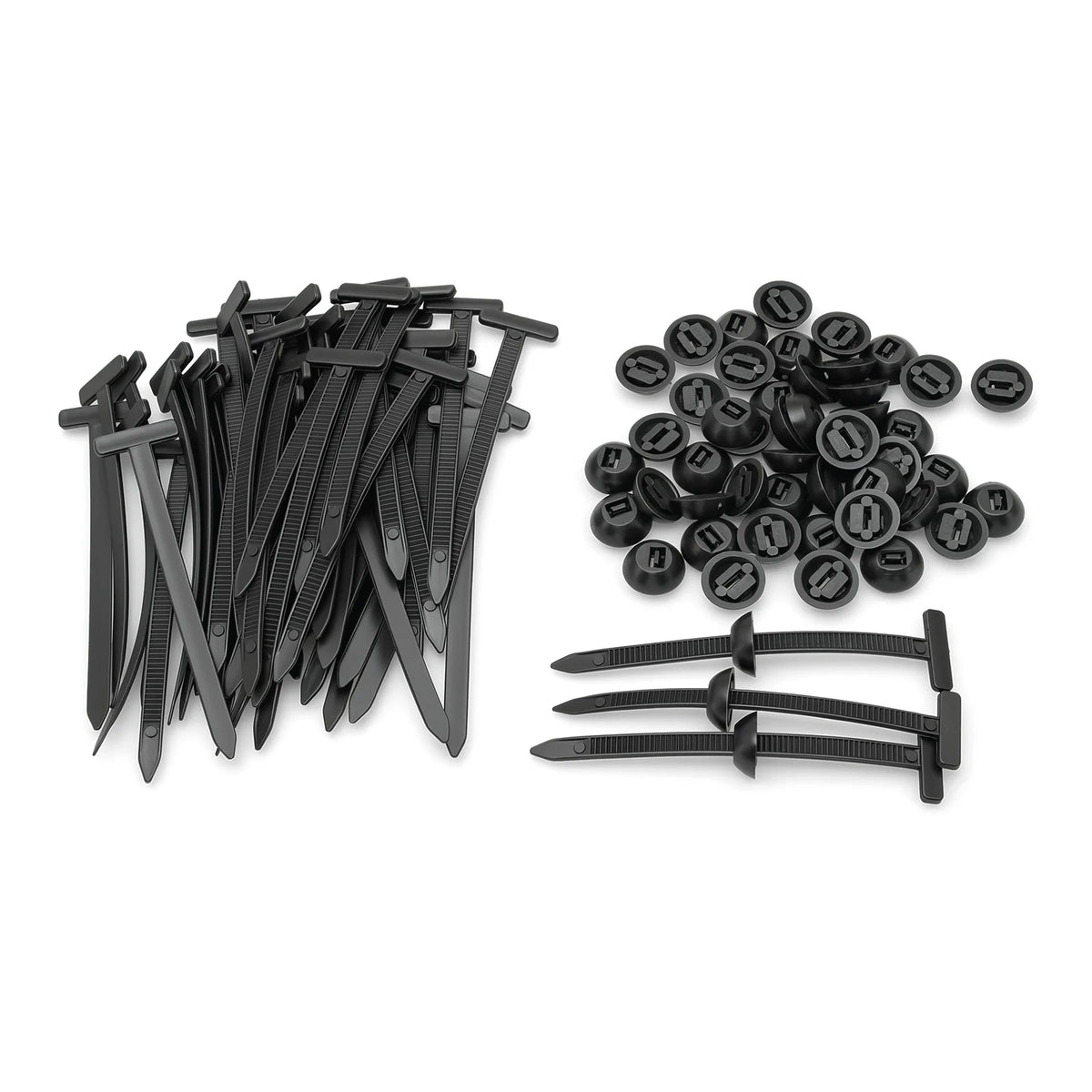 Nylon Universal Cable Tie Buckle Heavy Duty Self-Locking Nylon Zip Ties with Button Fixion Tools for Car Repair Cable Ties Tool