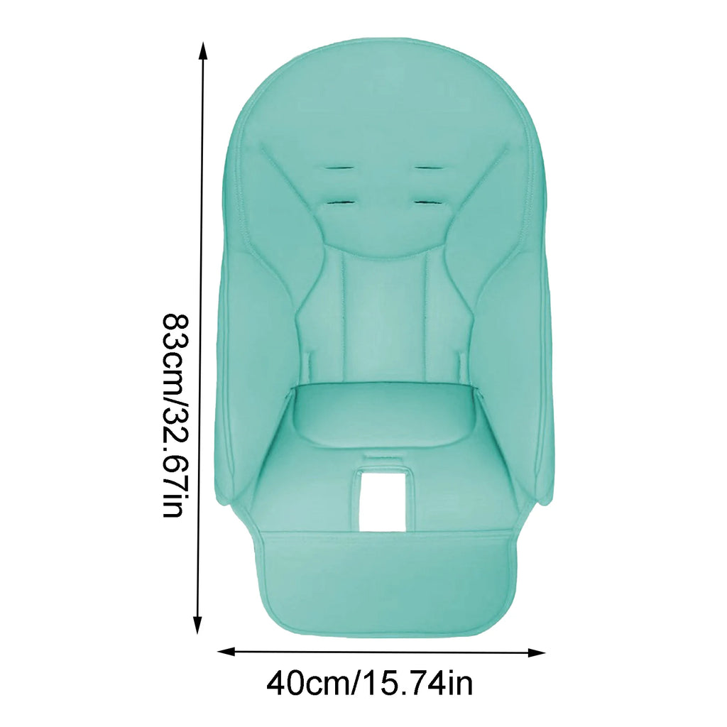 Portable Dining Chair Cover Baby PU Leather Dining Chair Pad Soft Multifunctional Seat Cover With Padding For Kids Children