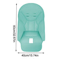 Portable Dining Chair Cover Baby PU Leather Dining Chair Pad Soft Multifunctional Seat Cover With Padding For Kids Children