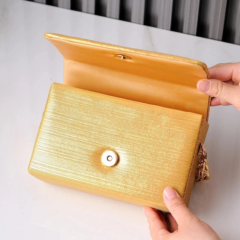 Orange Square Bag PU Fashion Purses and Handbags Luxury Designer Side Shoulder Bag Woman Brand Cell Phone Wallets High Quality