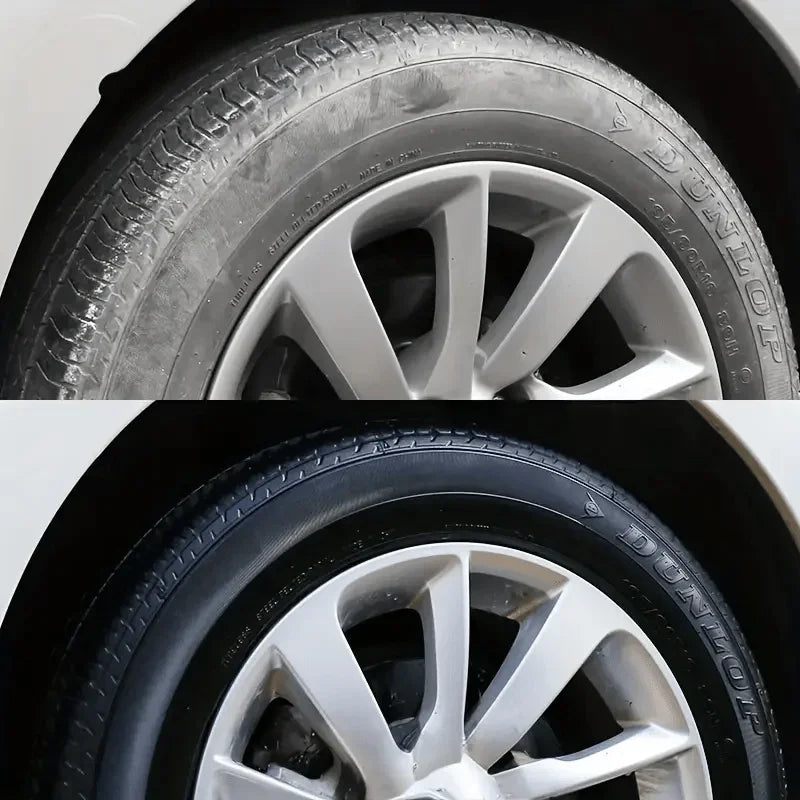 Black Coating Paste for Plastic and Rubber Repair-General Motors Tire Interior Repair Wax, Multi-Purpose Car Care,Lasting Polish