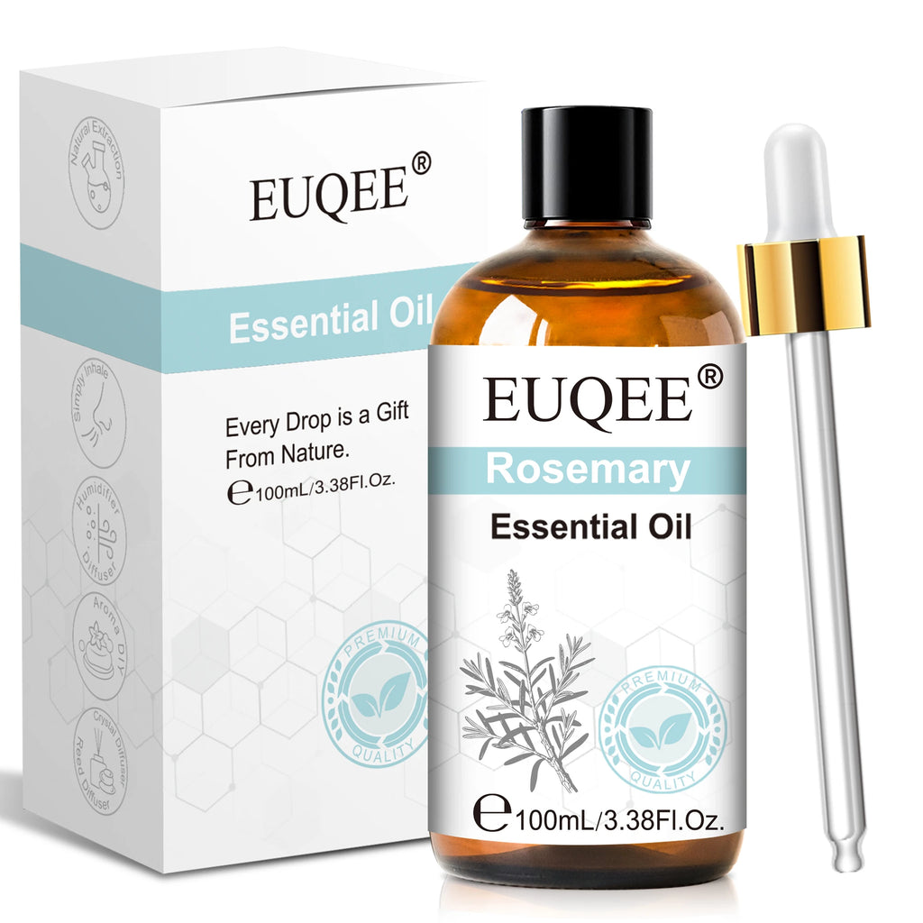 EUQEE 100ml Aroma Essential Oil For Diffuser Aromatherapy-Vanilla Lavender Eucalyptus Sandalwood Citronella Rose Essential Oils