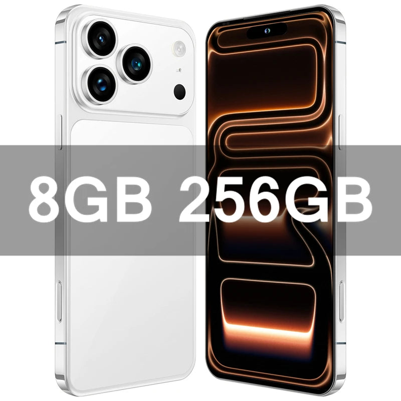2026 HOT i17 ProMax NEW intelligent 5G standby original dual card dual battery 14 system global Android version 8000mAh JJ6