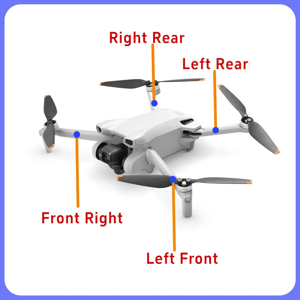 For DJI Mini 3 Shell Engine Motor Arm Gimbal Motor Yaw Motor GPS ESC, Propellers, Body Accessories, Tested in Good Condition