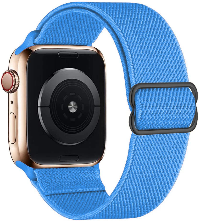 Scrunchie Strap for Apple Watch Band 45mm 44mm 40mm 41mm Adjustable Nylon Bracelet iWatch Series Ultra 3 4 5 SE 6 7 8 9 10 11